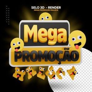 Selo 3D Final De Semana Maluco Para Composição PSD [download] - Designi
